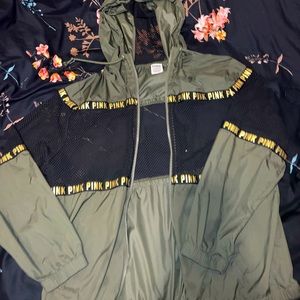 PINK mesh lightweight coat!!